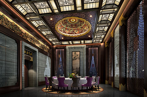 鱼峰低调奢华的新中式酒店设计效果图